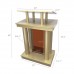 FixtureDisplays® Large Church Pulpit, Deluxe Podium Lectern, Debate Speech Wedding Event Funeral, 29 X 46 X 20